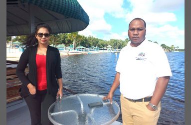 Marketing Manager Roy Moore with Marketing Representative Wazeefa Barakat at the Mainstay Resort