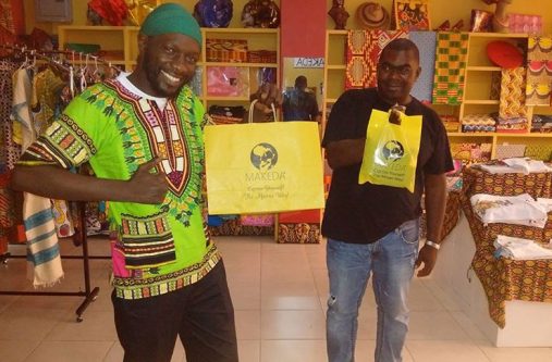 Happy customers at Makeda’s