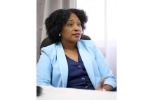 Katina Benn, President of the Women in Maritime Association Caribbean (WiMAC) – Guyana Chapter Inc., (Samuel Maughn photo)