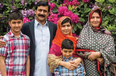 Malala Yousafzai and family