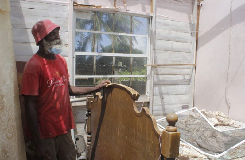 Barbadians are continuing to pick up the pieces left behind by Hurricane Elsa (Barbados Today photo)