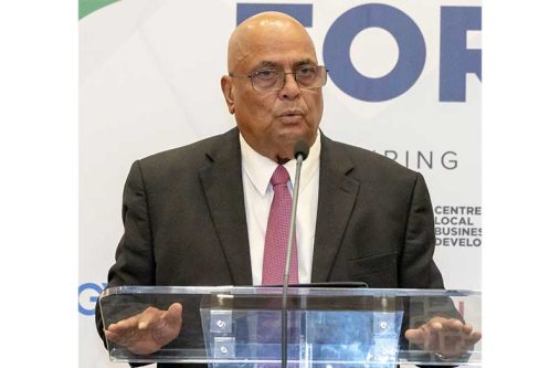 President of the Guyana Oil and Gas Energy Chambers (GOGEC), Manniram Prashad (Japheth Savory photo)