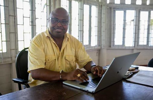 Researcher, Edwin Mansook (Delano Williams Photos)