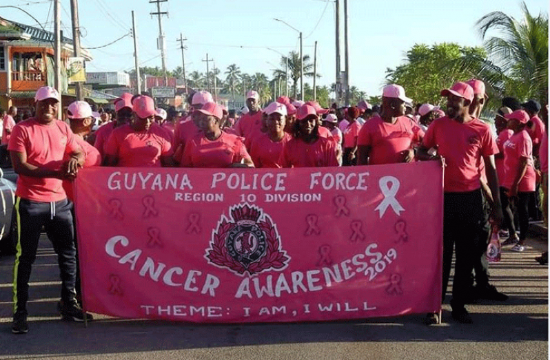 The Region 10 Police Division on the move on Sunday