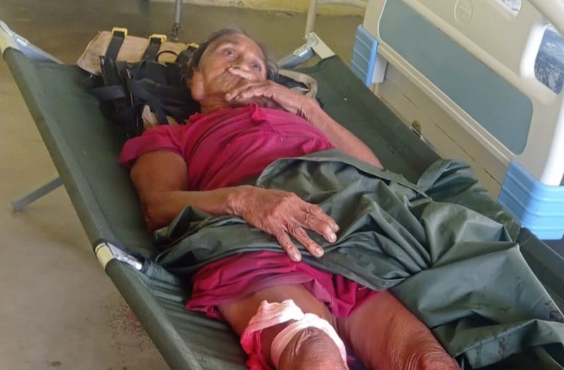 Maria Williams before she succumbed to her injuries in Venezuela