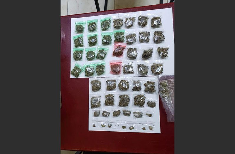 The cannabis that was seized by police