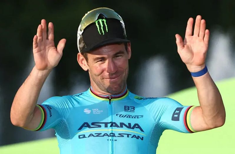 Mark Cavendish was nicknamed the 'Manx Missile' because of his finishing speed in bunch sprints