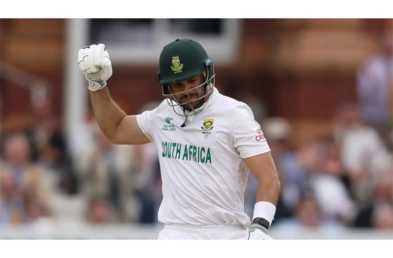 Aiden Markram brought up his eighth Test century  •  ICC/Getty Images