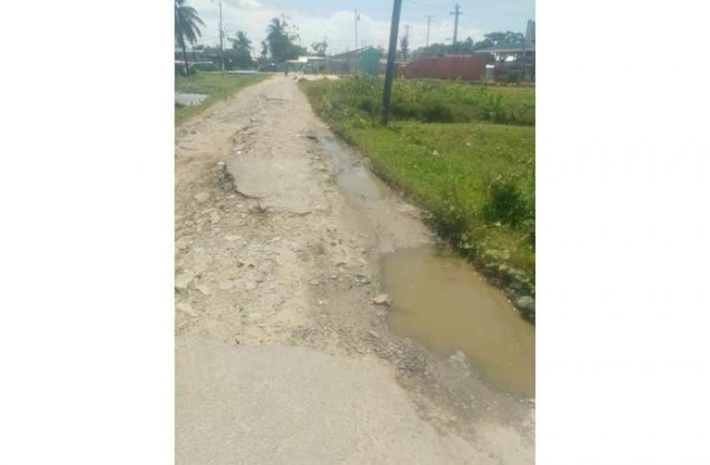 The deplorable state of the roads leading to the market deters customers from entering the market