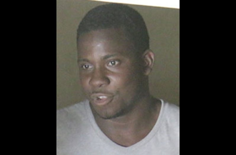 The accused: Marlon Callendar (Stabroek News photo)