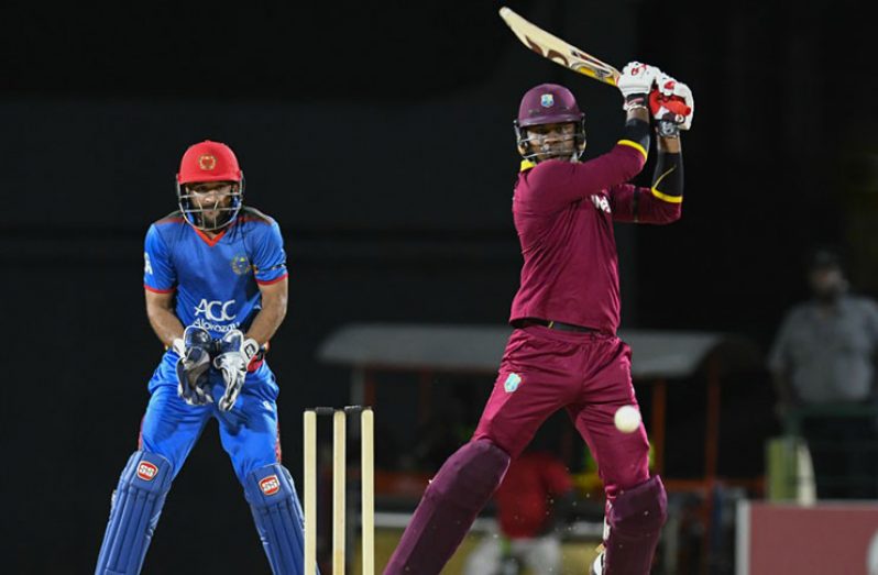 Marlon Samuels was Windies the top scorer with 35 from 36 balls.
