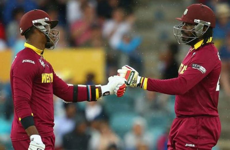 Marlon Samuels (l) and Chris Gayle (r) are included in the squad in a CWI strategy designed to 'improve player relations'.