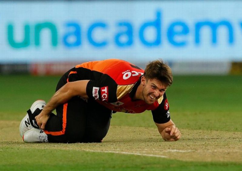 Mitchell Marsh's IPL 2020 ended after just one aborted outing. (BCCI)