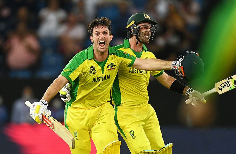 Allrounders  Mitch Marsh(left) and Glenn Maxwell