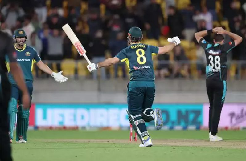 Tim David and Mitchell Marsh starred in Australia’s win in the opening game