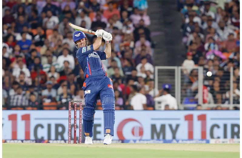 (ESPNCRICINFO) - Mitchell Marsh scored his maiden IPL hundred, and his second in all T20 cricket, to set the platform for Lucknow Super Giants' (LSG) 33-run consolation win over Gujarat Titans (GT) in Ahmedabad.
Sent in to bat, LSG rode on Marsh's 117 off 64 balls and Nicholas Pooran's unbeaten 56 off 27 to post a mammoth 235 for 2 on a high-scoring black-soil surface.
In reply, GT lost Shubman Gill, B Sai Sudharsan and Jos Buttler in 9.3 overs - the earliest that has happened in IPL 2025 - but their largely untested middle order gave LSG a tough fight. Sherfane Rutherford and Shahrukh Khan added 86 in just 40 balls for the fourth wicket.
GT needed 54 in the last four overs with six wickets in hand. But after Will O'Rourke dismissed Rutherford with the first ball of the 17th, the chase petered out. The last four overs produced only 20 and not a single boundary.
The defeat also hurt GT's chances of a top-two finish.
GT's slippery start
GT had a slippery start after they won the toss and put LSG in. Arshad Khan slipped twice in his delivery stride in the second over of the innings. Apparently, there was too much grass around the landing area. Two overs later, the ball slipped out of Kagiso Rabada's hands. Aiden Markram took evasive action but Hawk-Eye deemed it to be a legal delivery. It showed the ball would have been 1.11 metres high at the batting crease, 2cm below Markram's waist standing upright. In between, Marsh and Markram had a few mis-hits and also found some boundaries. By the end of the powerplay, LSG had reached 53 for no loss.
Marsh, Pooran annihilate GT
With two right-handers in the middle, Gill introduced R Sai Kishore into the attack before Rashid Khan. Marsh hit two sixes off his first eight balls but the spinner broke the 91-run opening stand soon after with Markram's wicket.
That brought to the crease Pooran and more carnage. He and Marsh added 121 runs in just 52 balls. Rashid came to bowl the 12th over. Before this game, Marsh had scored only 31 off 33 balls against him. Tonight, he went 6, 4, 6, 4, 4, 1 in his first over.
With Pooran in the middle, Gill took the gamble of giving Sai Kishore another over. It did not come off as Pooran farmed the strike and hit the spinner for one six and one four in four balls.
Marsh had taken 33 balls for his first fifty. For his second, he needed only 23. Pooran's fifty also came in 23 balls. In the final over, Rishabh Pant gave a glimpse of what-if as he hit Rabada for two sixes to finish unbeaten on 16 off six balls.