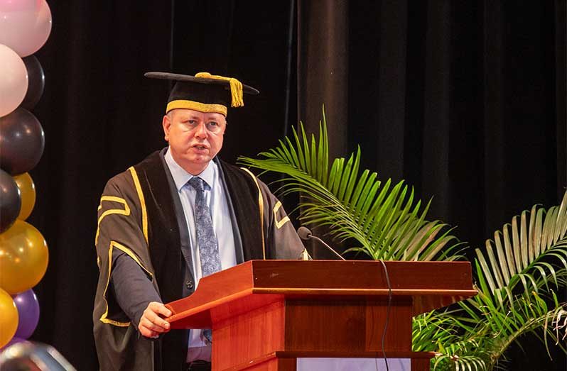 Vice-President and Pro-Vice Chancellor of the University of East London, UK, Professor Paul Marshall (Delano Williams photo)