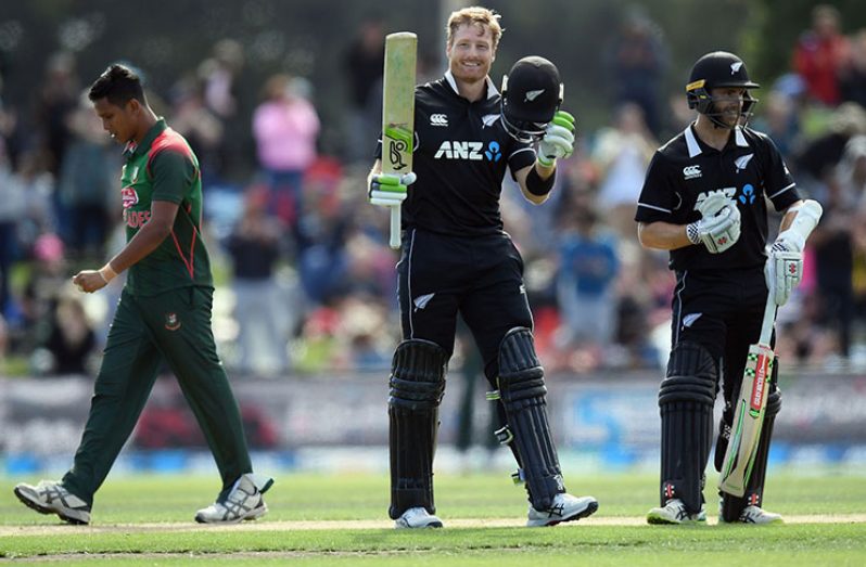 Martin Guptill is the star of the show, as Black Caps claim series-clinching victory in style. (AAP photo)