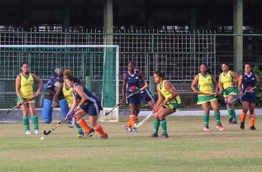 Pizza Hut GCC central midfielder Marzana Fiedtkou controls the ball in attack