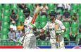 Shan Masood scored 76, while Imam-ul-Haq fell seven short of a hundred  •  (AFP/Getty Images)
