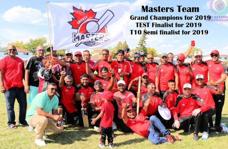 Grand Champion winners Masters