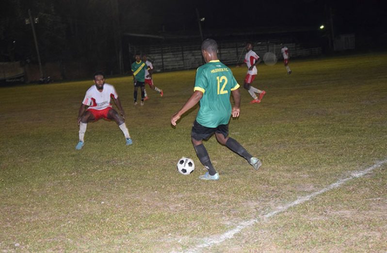 Part of the action between the Milerock vs Federal Winners Connection game at the MSC on Sunday