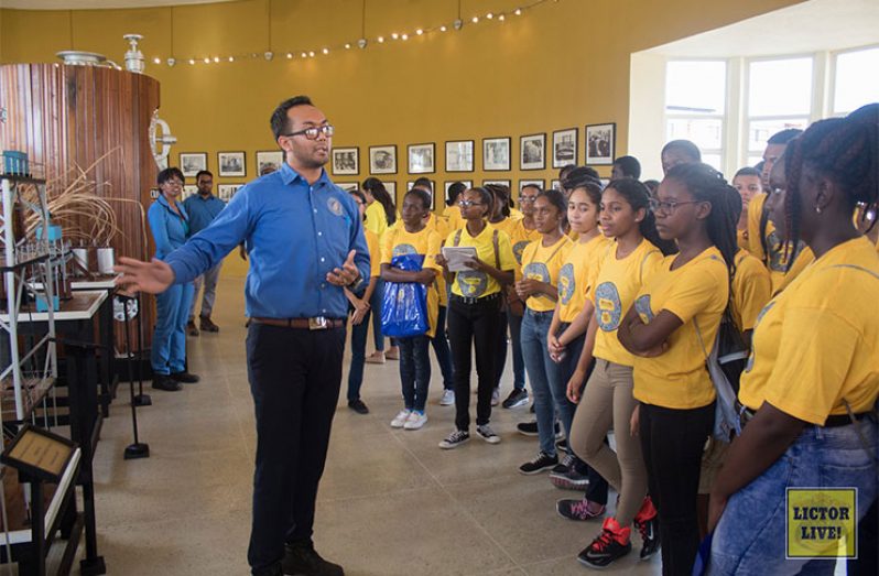 Participants of this year’s Queen’s College Summer Math Institute (QCSMI) at the Demerara Distillers Limited (DDL) [Lictor Live/Nathan Chinapen photo]