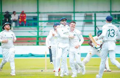 Matthew Humphreys returned figures of 6 for 57 in the second innings.