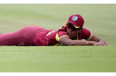 Hayley Matthews is set to undergo some tests on her left shoulder after injuring it in the opening ODI against England Women
