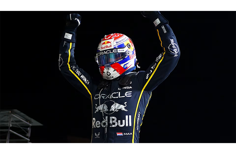 Max Verstappen won in Las Vegas