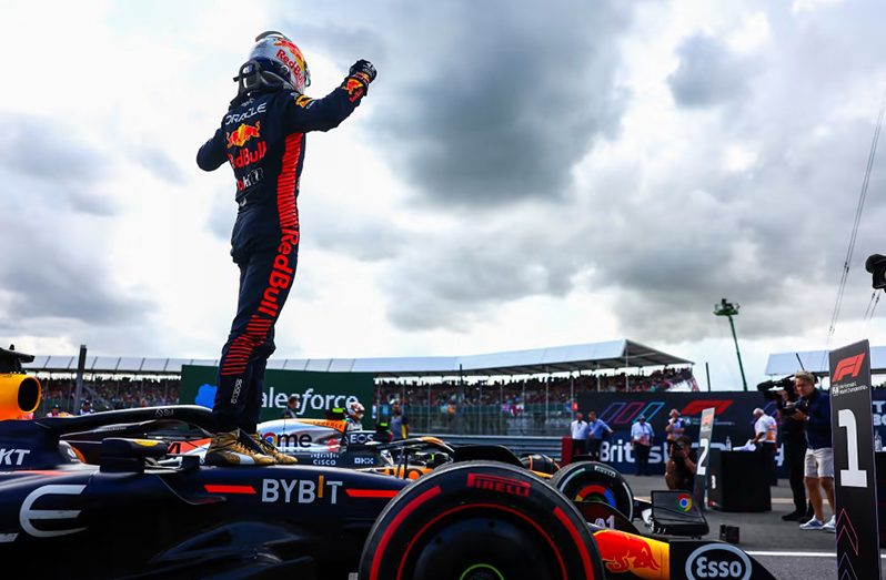 Max Verstappen won in Silverstone