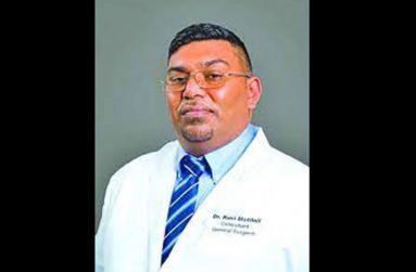 Dr. Ravi Motilall, Consultant in General Surgery.