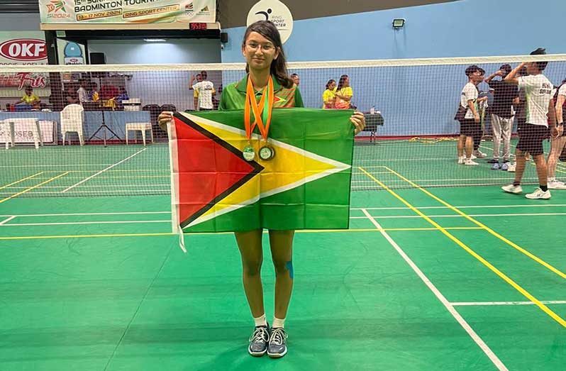 Priyanna Ramdhani and her medals