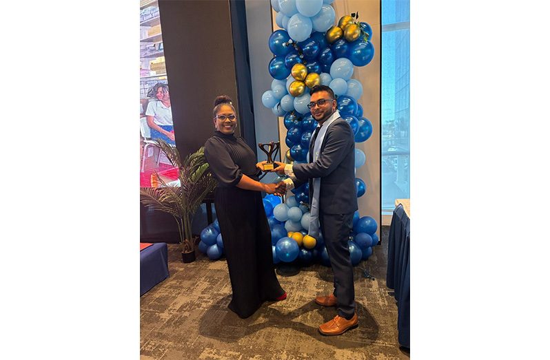 New Medex Vishnarine Ghanshiam being honoured at his graduation