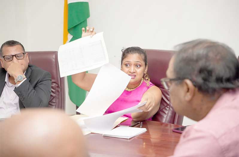 Minister of Local Government and Regional Development, Priya Manickchand, focused on several projects in the region that remain incomplete or are significantly behind schedule