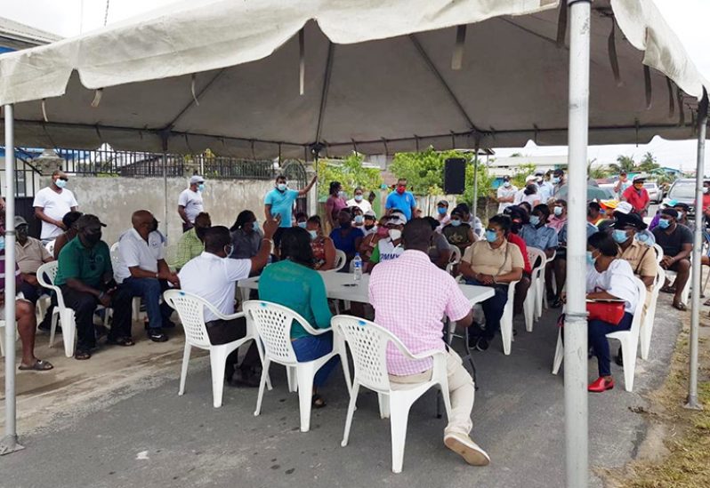 The community outreach at Kaneville, East Bank Demerara