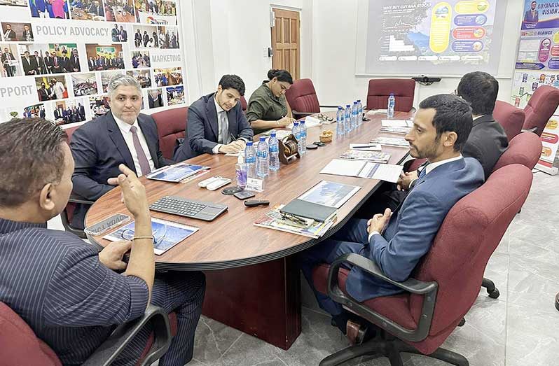 Chief Investment Officer, Dr. Peter Ramsaroop met with representatives from the Abu Dhabi Development Holding Company