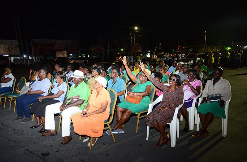 A section of the gathering at the Square of the Revolution for the prayer and intercession service.