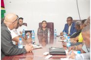 Minister of Local Government and Regional Development, Priya Manickchand on Tuesday met with the Mayor and City Council