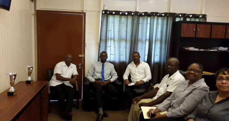 Executives of the GTTA meet with Director of Sport Christopher Jones