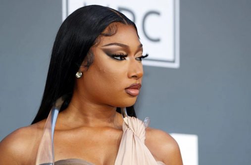 Megan Thee Stallion arrives to attend the 2022 Billboard Music Awards at MGM Grand Garden Arena in Las Vegas, Nevada, on May 15, 2022. (REUTERS/Steve Marcus)