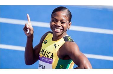 Jamaica national 100 M hurdles champion Megan Tapper