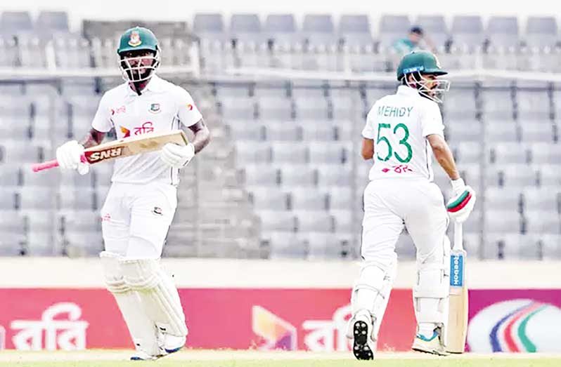 Jaker Ali and Mehidy Hasan produced an impressive rearguard for Bangladesh