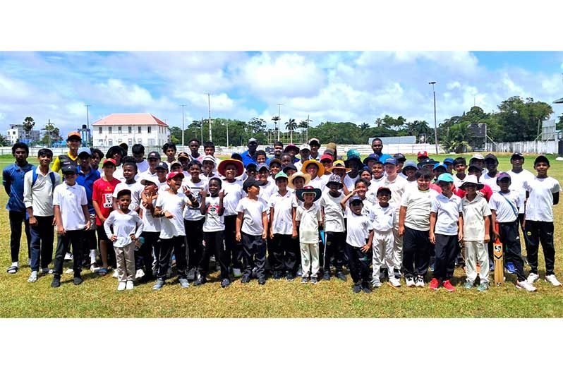 The excited members of the Queensway GCC summer camp (Sean Devers photo)