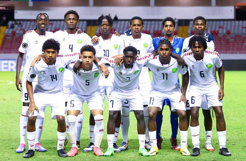 Some members of the National U-17 football team competing in the World Cup qualifiers