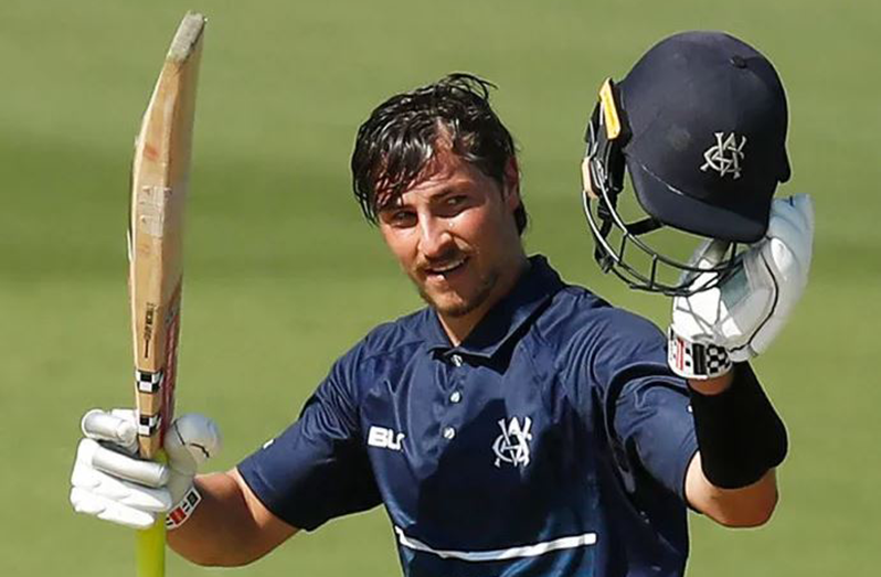 Jonathan Merlo scored his first century for Victoria . (Getty Images)