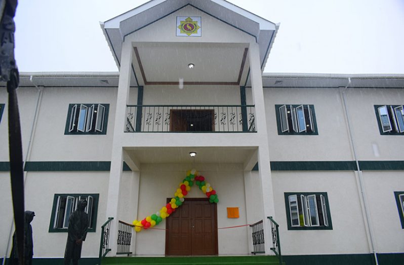 The new Junior Ranks’ Mess Hall at Base Camp Ayanganna