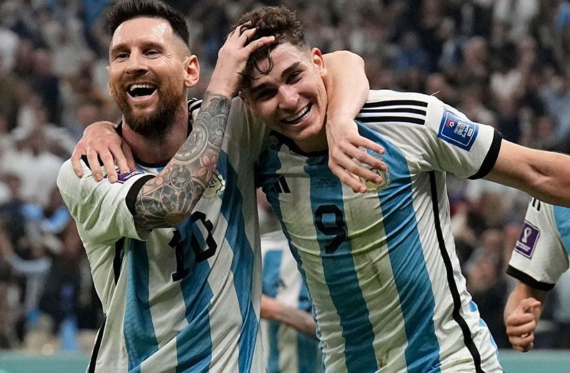 Lionel Messi (left) and Julian Alvarez were the difference-makers for Argentina
