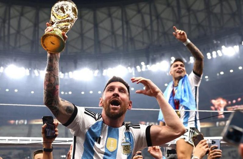 Lionel Messi scored two goals and converted from the spot during the penalty shootout as Argentina beat France in the 2002 World Cup final.