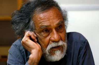 Mexican graphic artist Francisco Toledo attends an interview with Reuters in Oaxaca, Mexico, December 12, 2015.